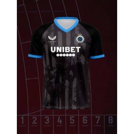 [Customizable Football Jersey] Customizable Kids Football Jersey, Polyester V-Neck Top | Personalized Name & Number, Preppy Sports Casual Streetwear, All-Over Print Knit Fabric, Regular Fit for Boys & Girls | Ideal for Spring/Summer/Fall Parties & Beach