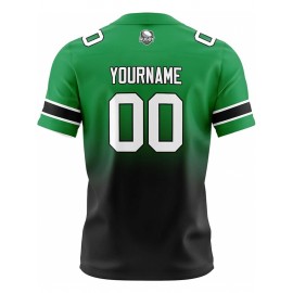 Customizable Women'S Football Jersey - Personalized Name, Number & Logo, Comfort Fit for Sports, Training & Casual Wear, Summer V-Neck T-Shirt with Bold Yellow & Red Design, Football Jersey, Nonelastic Fabric