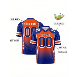 Customized large-sized football jerseys, personalized sportswear stitching, team names and numbers, large-sized Women's jerseys, loose and sporty