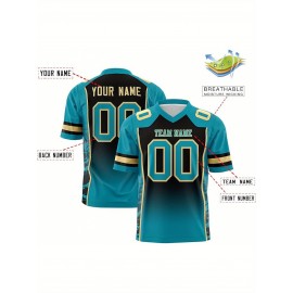 Customized large-sized football jerseys, personalized sportswear stitching, team names and numbers, large-sized Women's jerseys, loose and sporty