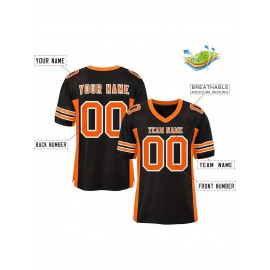 Custom Mesh Football Jersey - Personalized Practice Jerseys for Women, Stitched and Printed Name& Number, Lightweight& Breathable for Training and Games