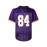 Men'S #84 Purple Sports Jersey, Polyester V-Neck Football Jersey with Embroidery, Slight Stretch Knit Fabric, Loose Fit, for Adult Men, Four Seasons, Casual & Training Wear, Sports & Party