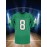 Men's #8 Green American Football Jersey - V-Neck Loose Fit with ROSS Lettering, Machine Washable, All-Season Comfort for Team Sports, Parties & Casual Wear (Sizes S-3XL), Sports Fan Apparel, Athletic Vneck Style, Durable Sportswear