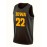 Men's #22 Iowa Basketball Jersey - Embroidered Name & Number, Black & Yellow V-Neck Sleeveless Sports Uniform for Team Sports & Parties, Basketball Gear