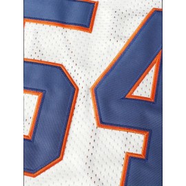 Men's #54 Embroidered Color-Block Rugby Jersey - Breathable, V-Neck Short Sleeve Track Shirt for Sports & Parties