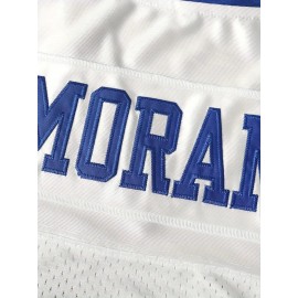 Men's Color-Blocked Fashion Rugby Jersey #7 Embroidered Short Sleeve V-Neck Loose Track Shirt, Men's Summer Breathable Rugby Shirt, Party Wear