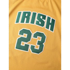 Stitched #23 Mens Basketball Jersey, Breathable, Sleeveless, Embroidered Uniform Shirt For Men, Perfect For Sports & Outdoor Activities