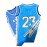 Men's #23 Embroidered Basketball Jersey - Breathable, Sleeveless, Loose Fit with Mesh Detailing & Number Stitching - Perfect for Sports, Outdoor Activities & Casual Wear, Athletic Clothing | Casual Style | Mesh Construction