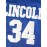 Men's #34 Basketball Jersey - Breathable Sleeveless Embroidered Uniform, Loose Fit for Sports & Outdoor Activities, Machine Washable, All-Season Comfort (Blue/White/Red), Basketball Gear, Team Apparel, Sporty Look, Durable Sportswear