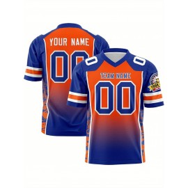 Customized large-sized football jerseys, personalized sportswear stitching, team names and numbers, large-sized Women's jerseys, loose and sporty