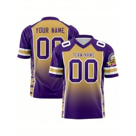 Customized large-sized football jerseys, personalized sportswear stitching, team names and numbers, large-sized Women's jerseys, loose and sporty