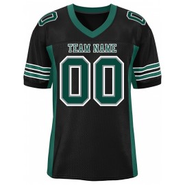 Custom Mesh Football Jersey - Personalized Practice Jerseys for Women, Stitched and Printed Name& Number, Lightweight& Breathable for Training and Games