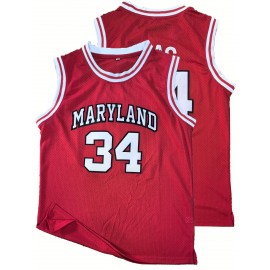 Stitched #34 Mens Basketball Jersey, Breathable, Sleeveless, Embroidered Uniform Shirt For Men, Perfect For Sports & Outdoor Activities